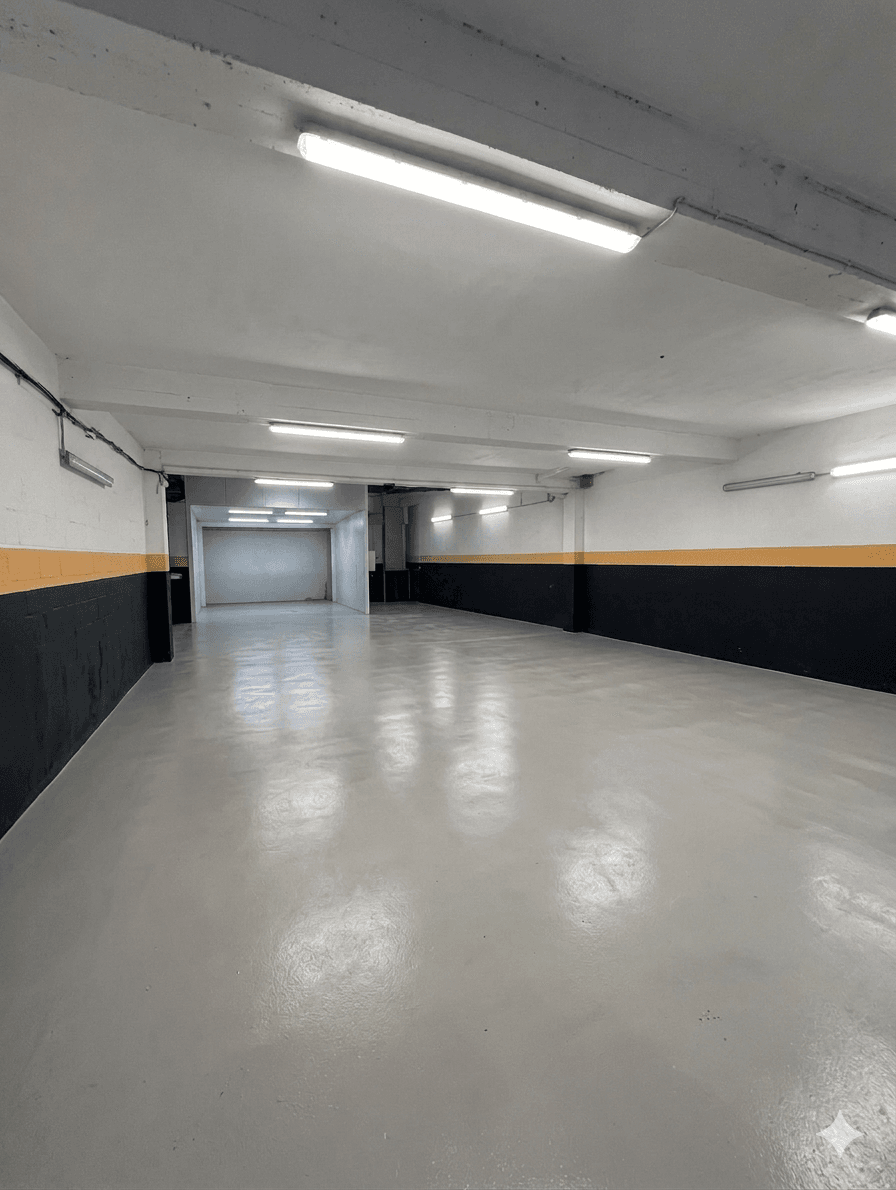Intérieur du garage à louer
